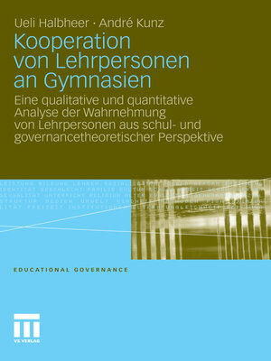 cover image of Kooperation von Lehrpersonen an Gymnasien